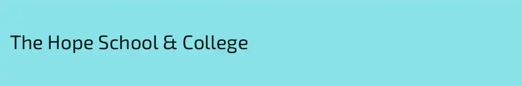 The Hope School & College